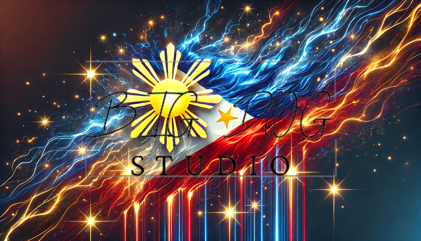Ceramic Mug Featuring Artwork of the Philippines Flag #3 – 11oz Glossy Design