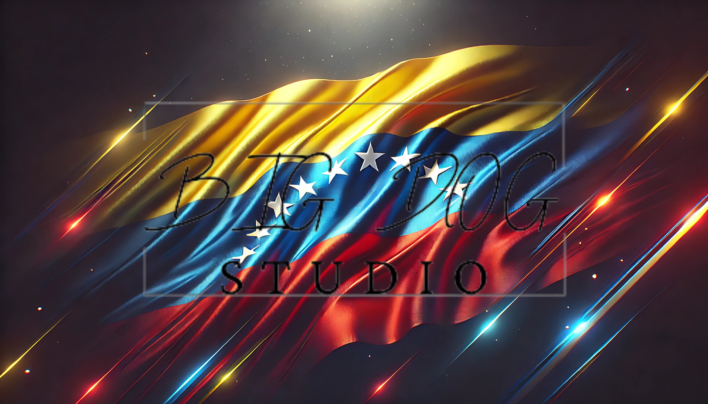 Ceramic Mug Featuring Artwork of the Venezuelan Flag #1 – 11oz Glossy Design