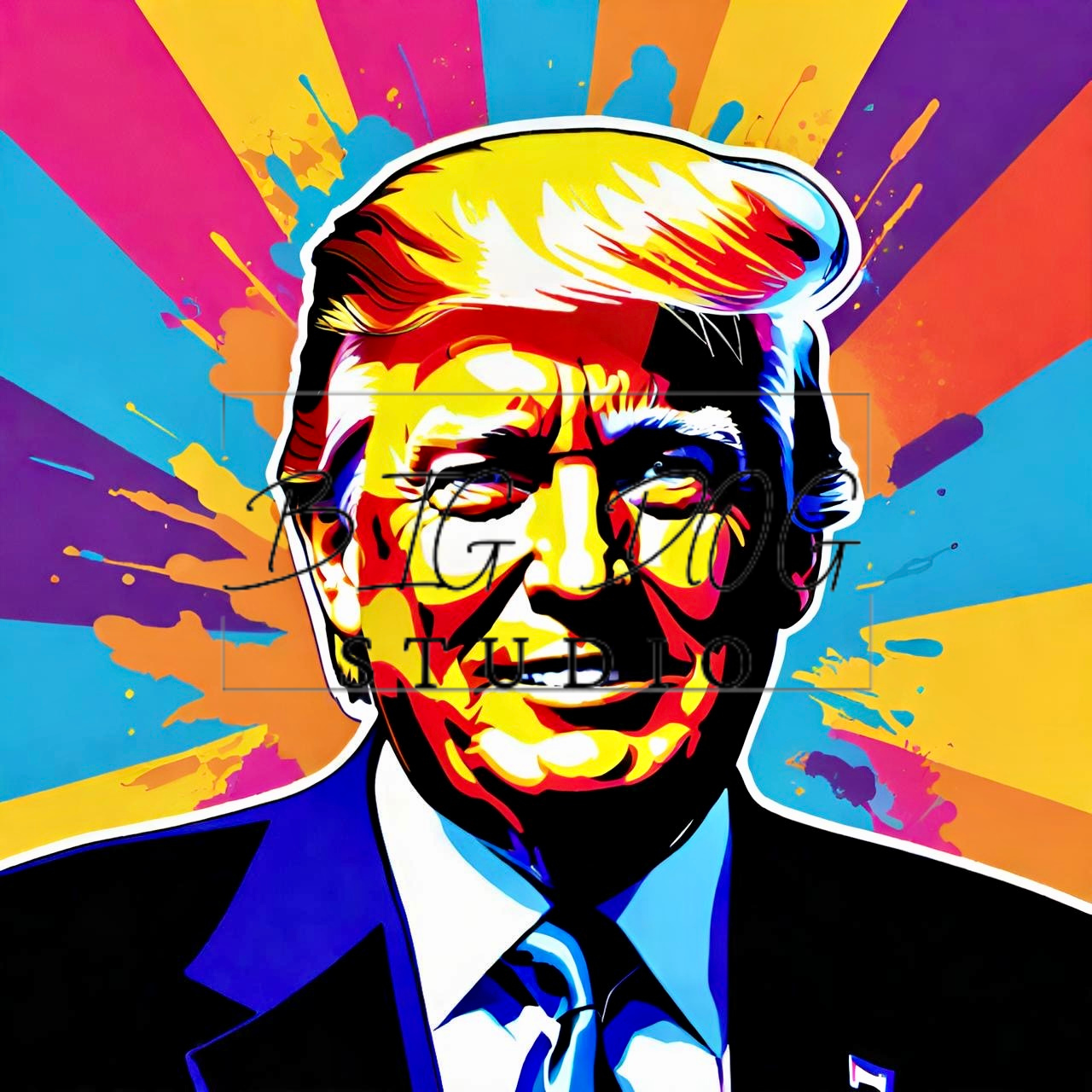 Ceramic Mug Featuring Artwork of Donald Trump #1 – 11oz Glossy Design