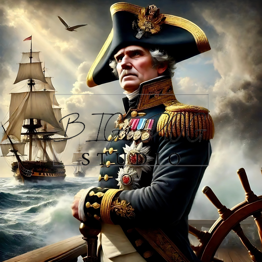 Ceramic Mug Featuring Artwork of Vice-Admiral Horatio Lord Nelson and famous quote #1 – 11oz Glossy Design