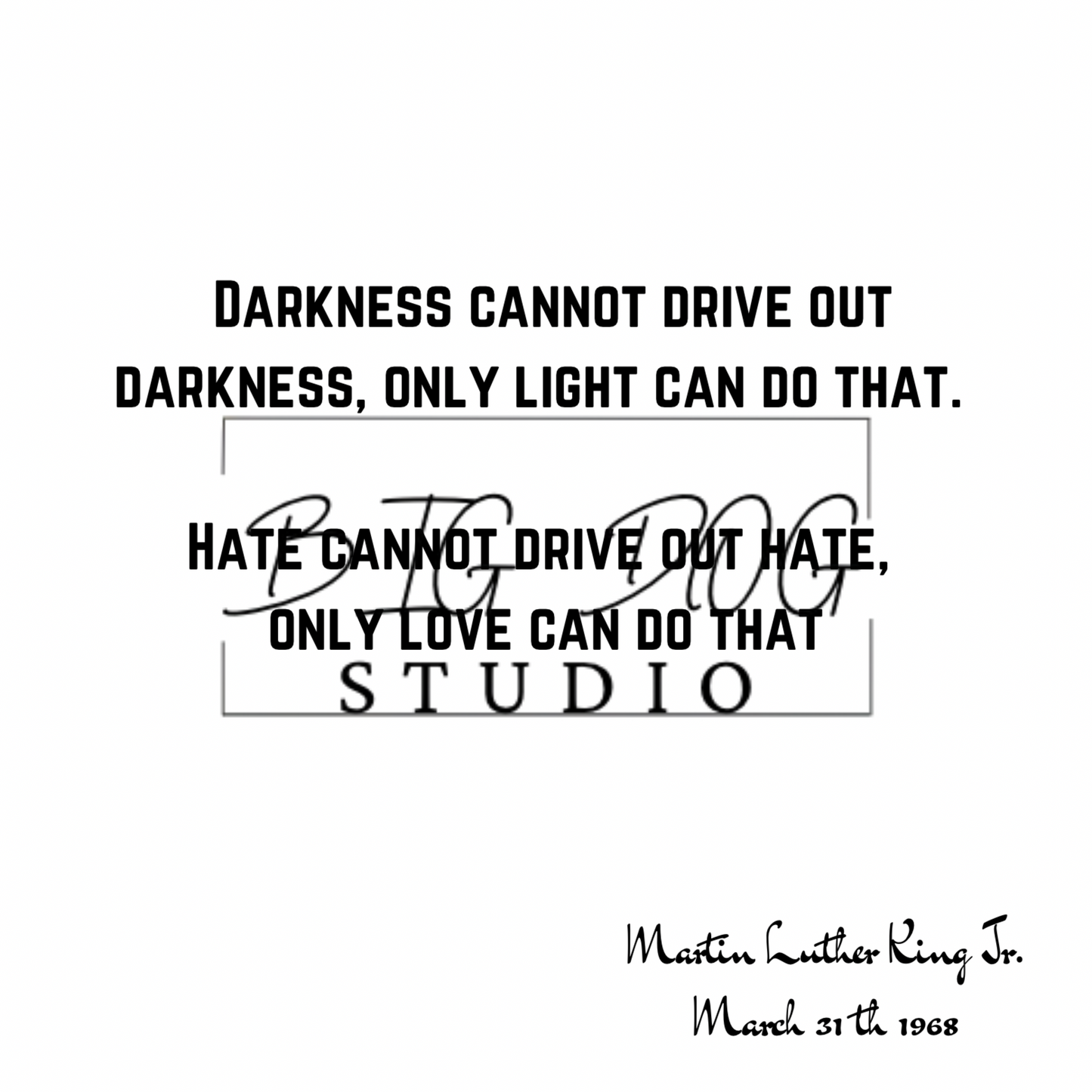 Ceramic Mug Featuring Artwork of Martin Luther King Jr. and famous quote #2 – 11oz Glossy Design