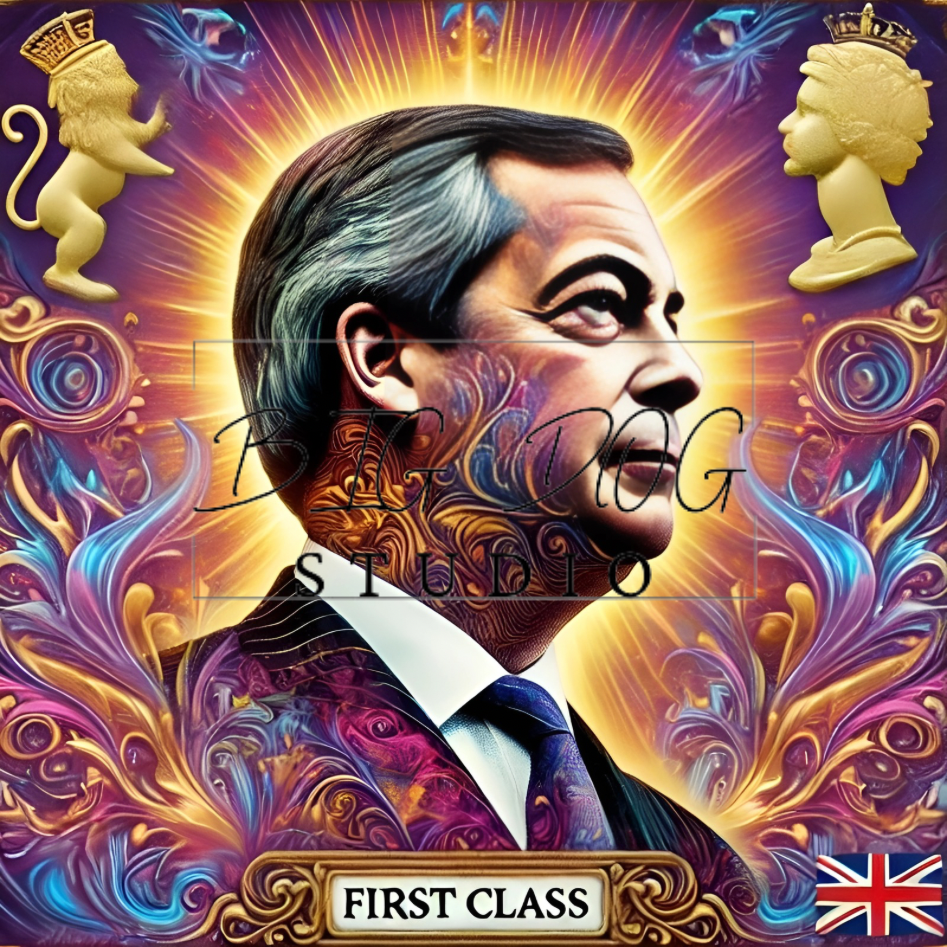 Ceramic Mug Featuring Artwork of Nigel Farage #9 – 11oz Glossy Design