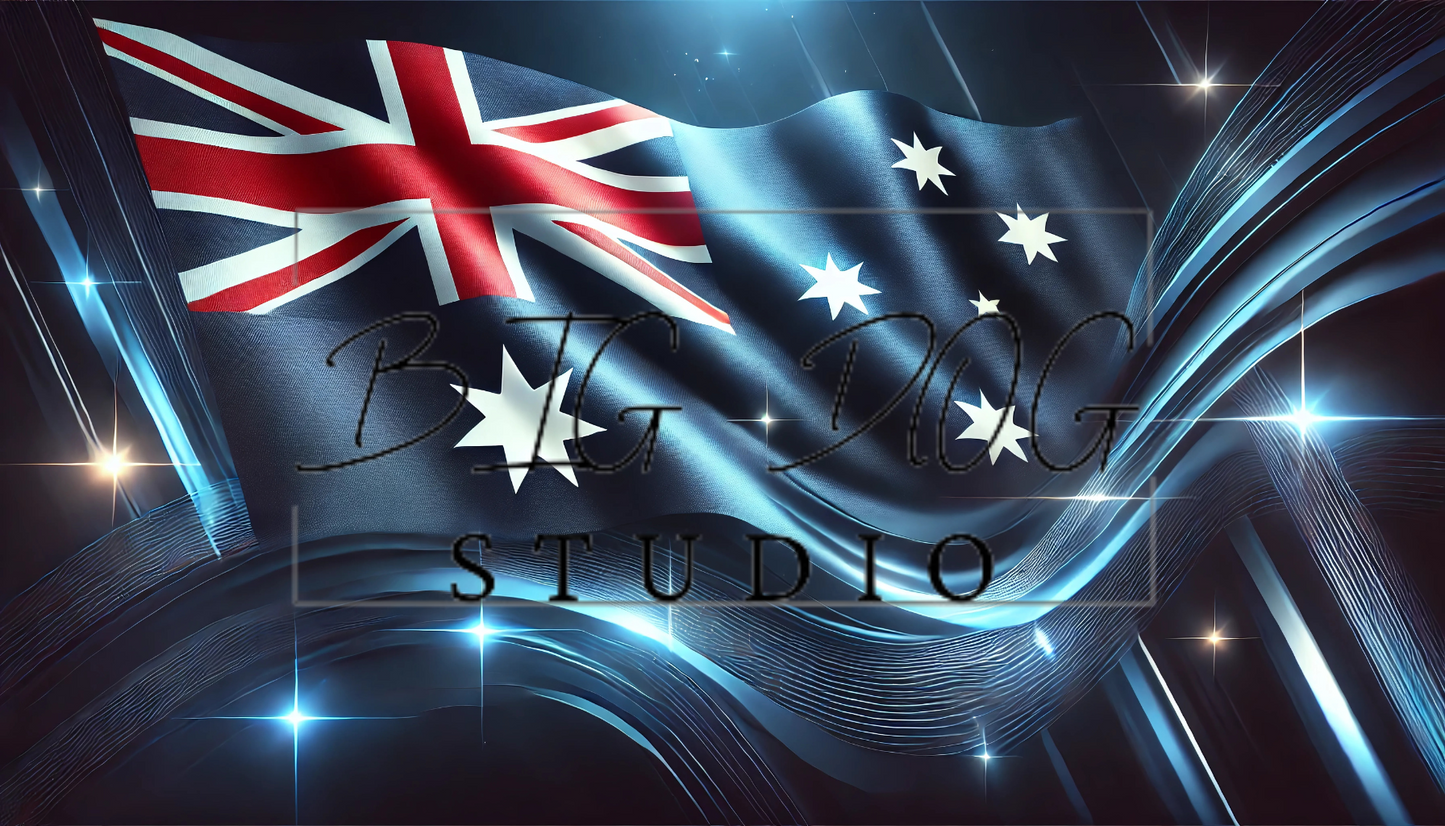 Ceramic Mug Featuring Artwork of the Australian Flag #1 – 11oz Glossy Design