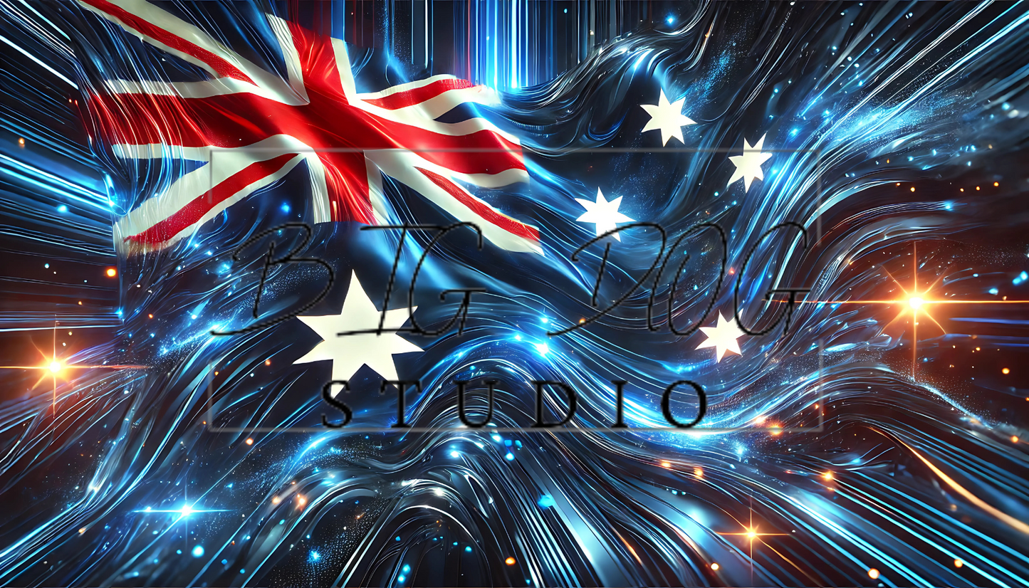 Ceramic Mug Featuring Artwork of the Australian Flag #2 – 11oz Glossy Design