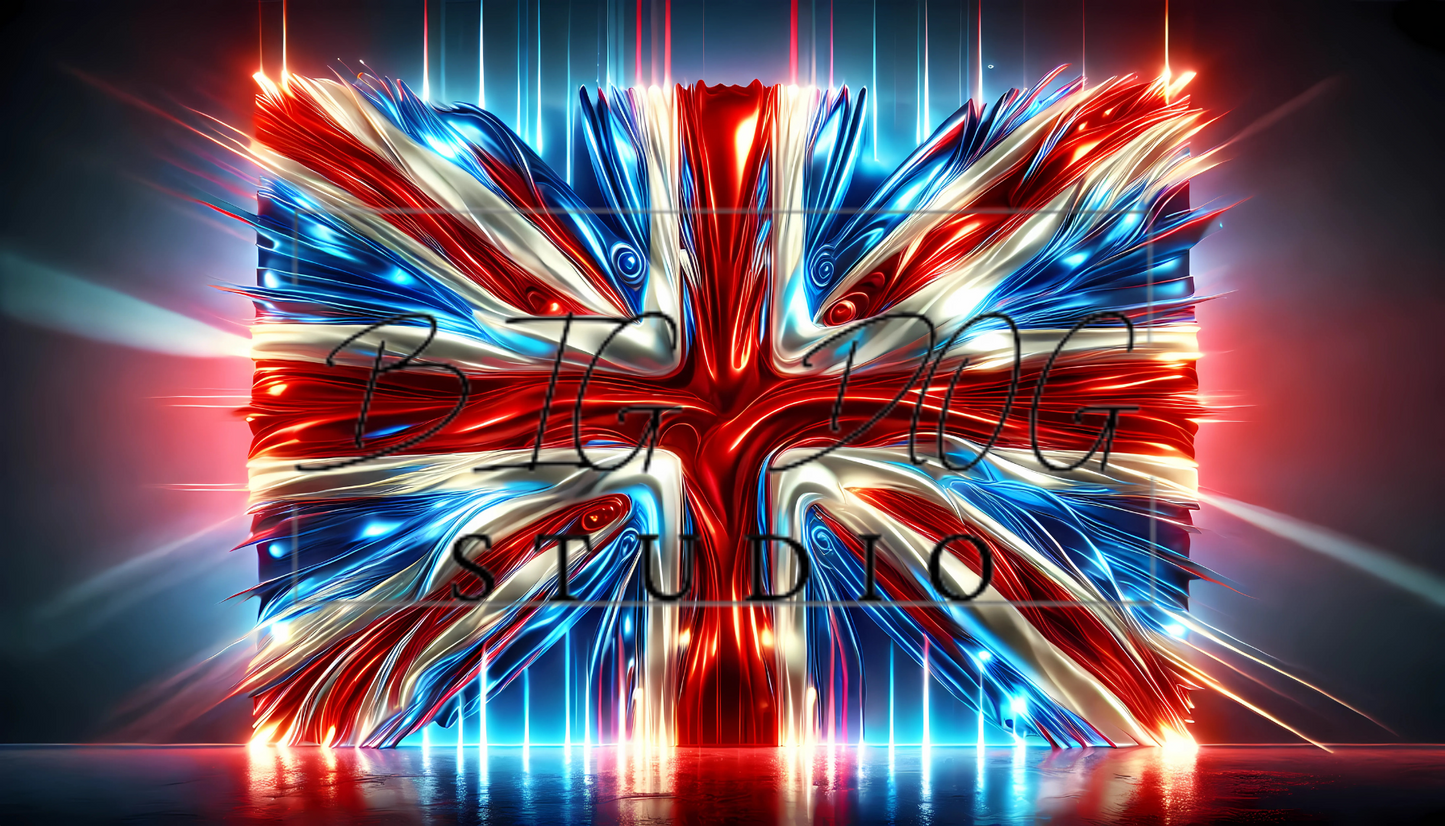 Ceramic Mug Featuring Artwork of the Union Jack Flag #3 – 11oz Glossy Design