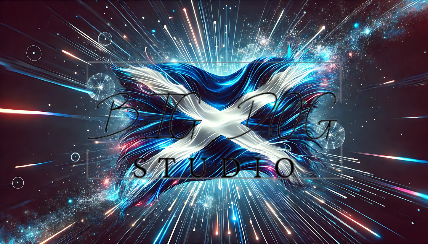 Ceramic Mug Featuring Artwork of the Scottish Flag #3 – 11oz Glossy Design