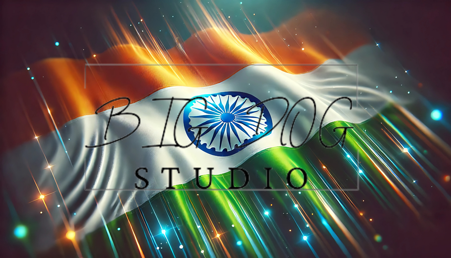 Ceramic Mug Featuring Artwork of the Indian Flag #1 – 11oz Glossy Design