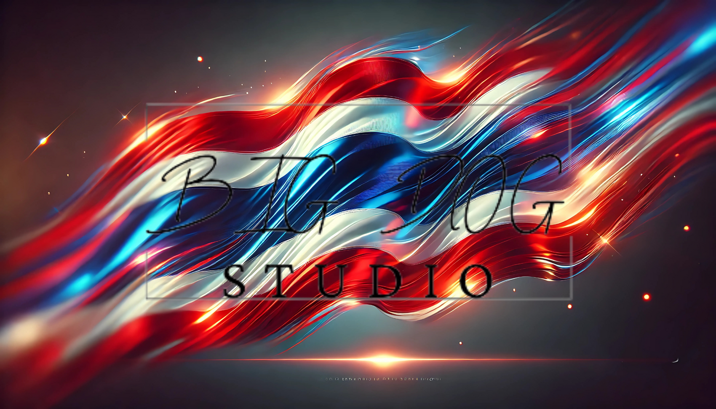 Ceramic Mug Featuring Artwork of the Thai Flag #1 – 11oz Glossy Design
