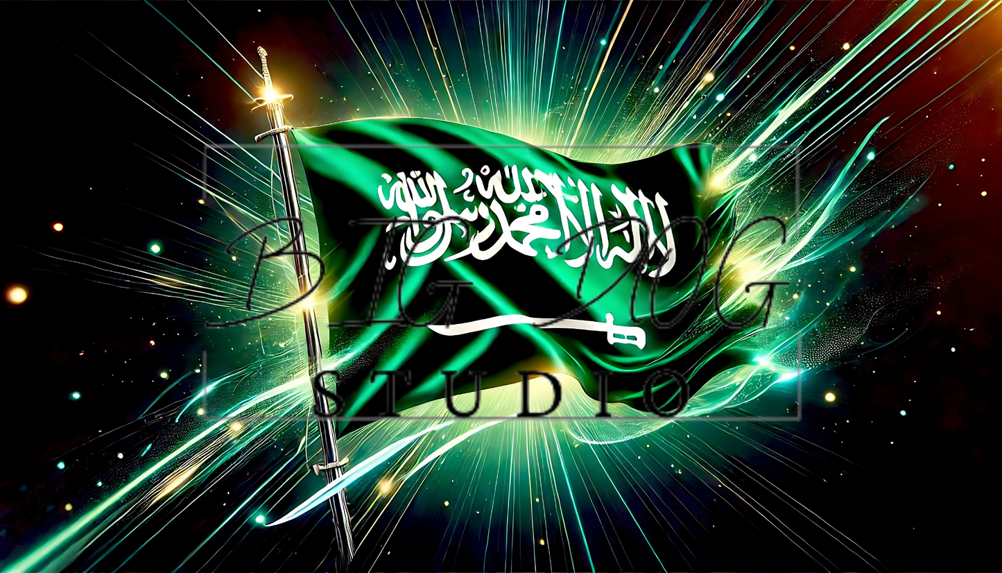 Ceramic Mug Featuring Artwork of the Saudi Arabia Flag #1 – 11oz Glossy Design