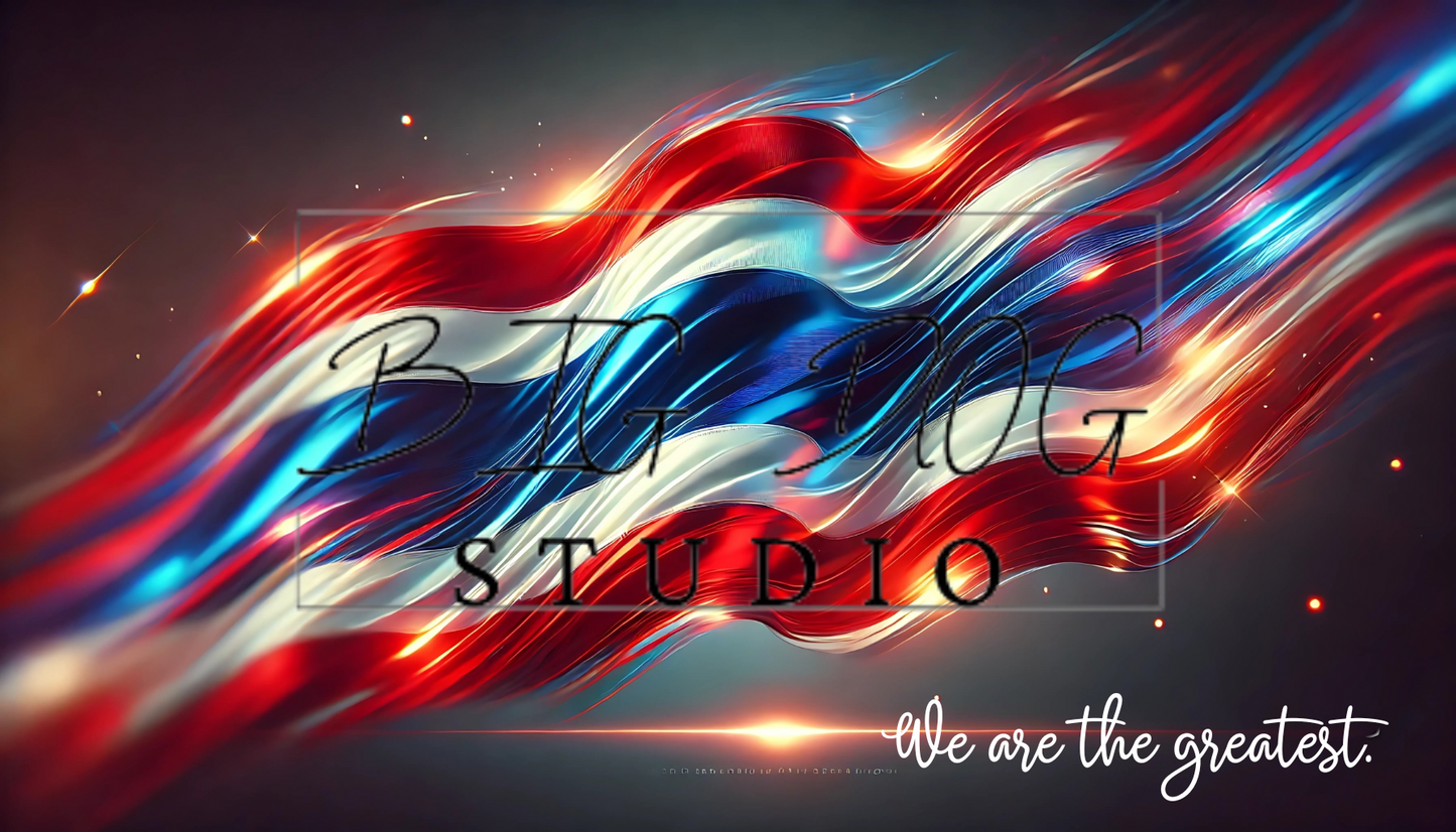 Ceramic Mug Featuring Artwork of the "We are the greatest" Thai Flag #2 – 11oz Glossy Design