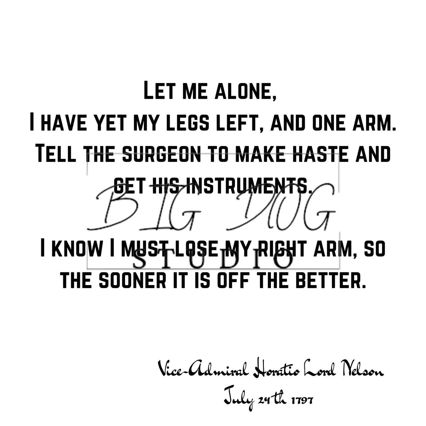 Ceramic Mug Featuring Artwork of Vice-Admiral Horatio Lord Nelson and famous quote #1 – 11oz Glossy Design