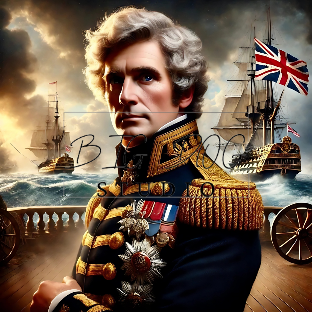 Ceramic Mug Featuring Artwork of Vice-Admiral Horatio Lord Nelson and famous quote #2 – 11oz Glossy Design
