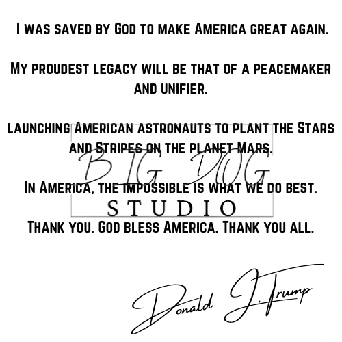 Ceramic Mug Featuring Artwork of Donald Trump's Inauguration Speech #1 – 11oz Glossy Design